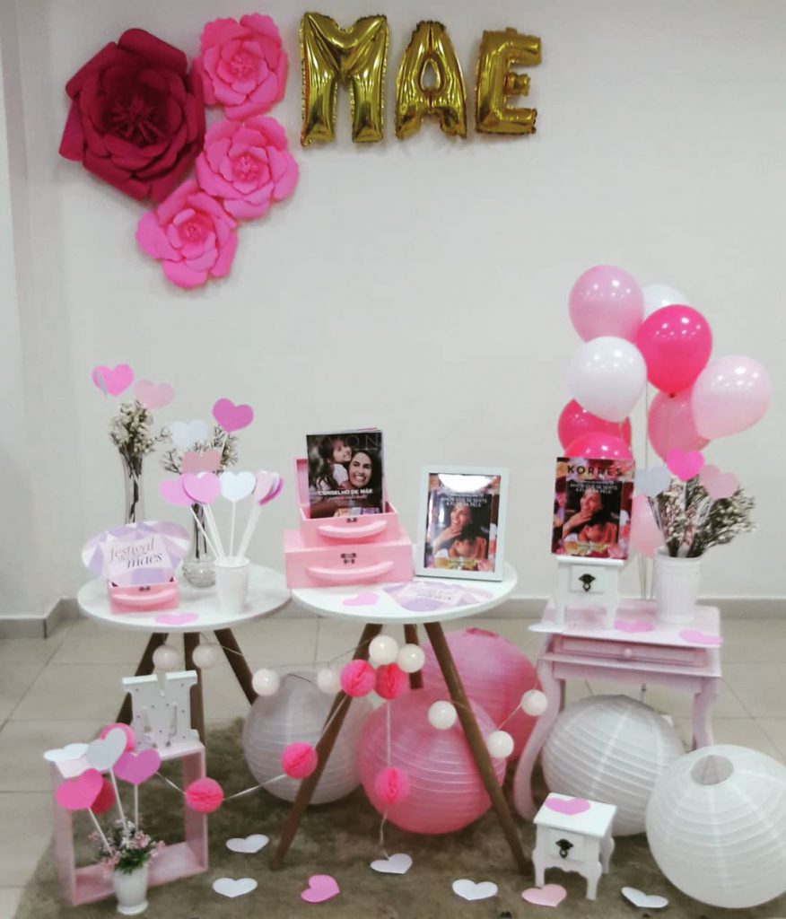 ideias de decoração para festa de dia das mães