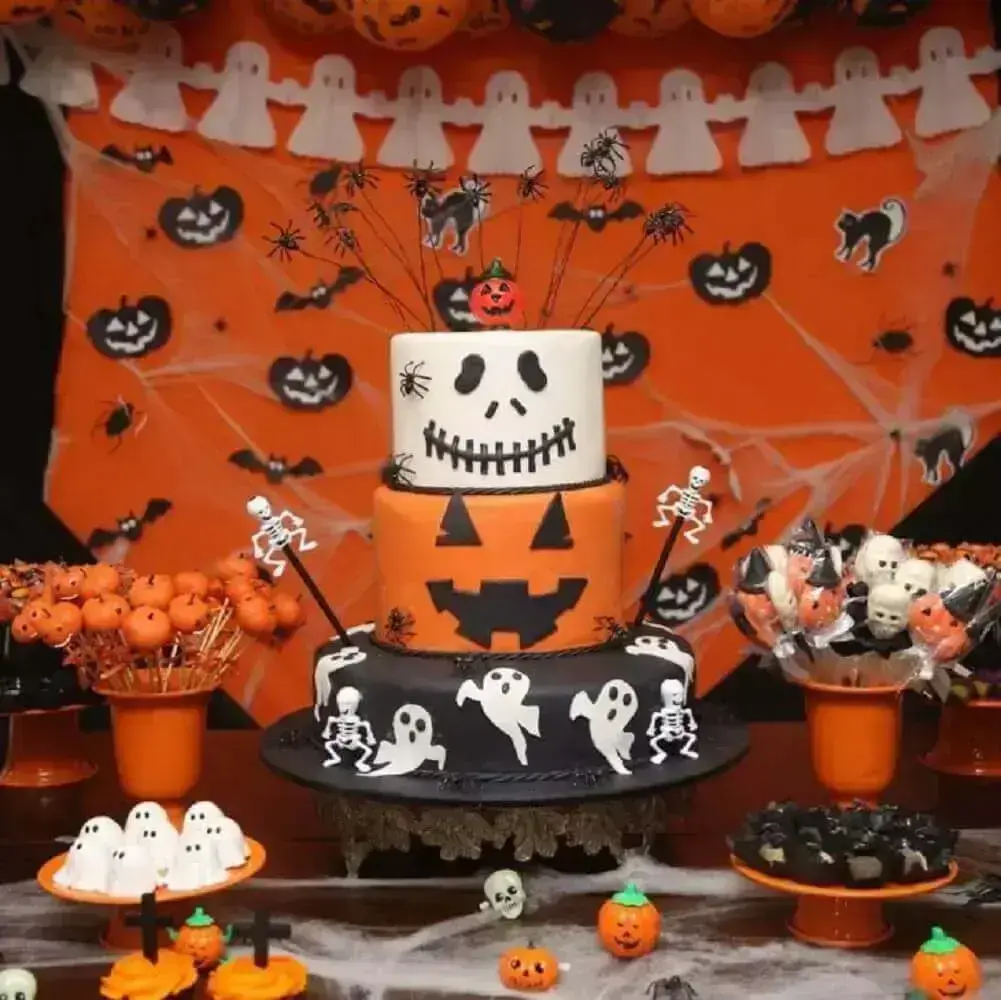 decoração de halloween para festas adultas