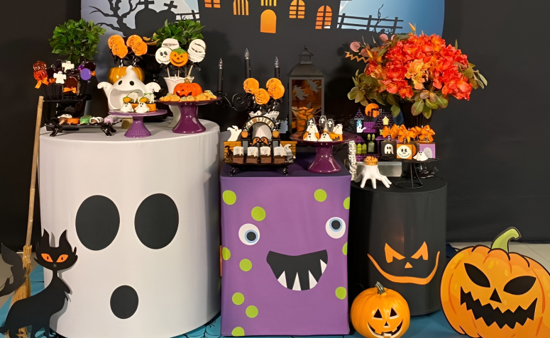 decoração de halloween para festas adultas