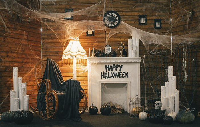 ideias de decoração de halloween para casa
