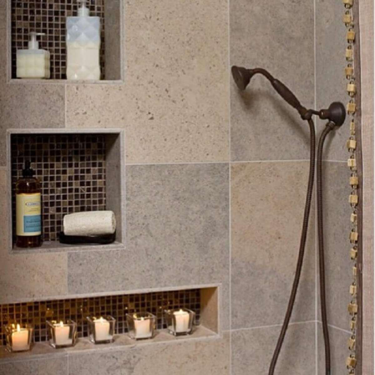 ideias de nichos para banheiro