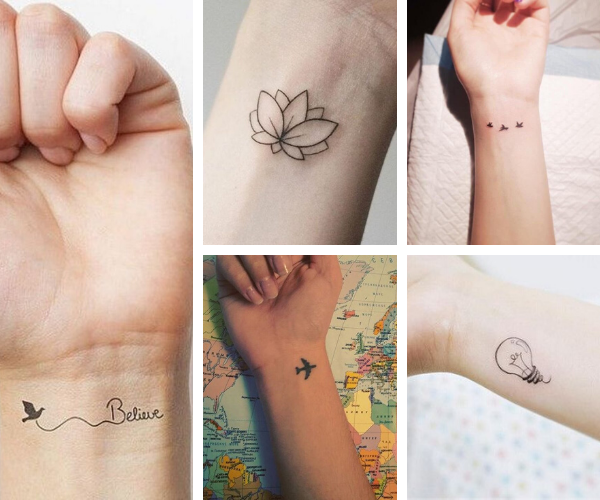 ideias de tatuagens minimalistas e delicadas