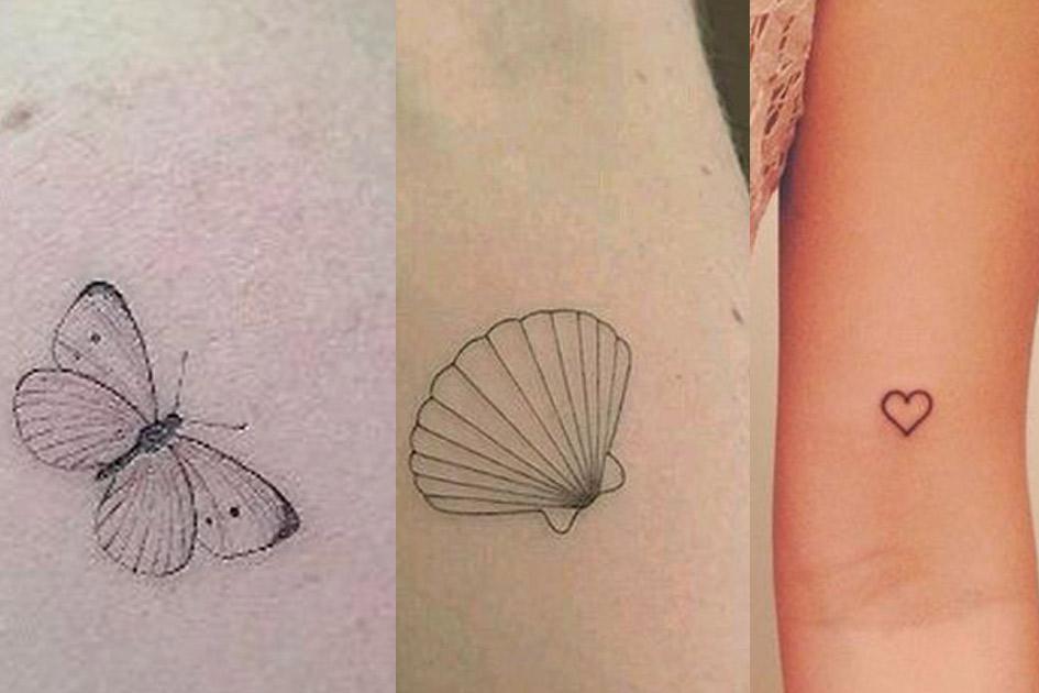 ideias de tatuagens minimalistas e delicadas