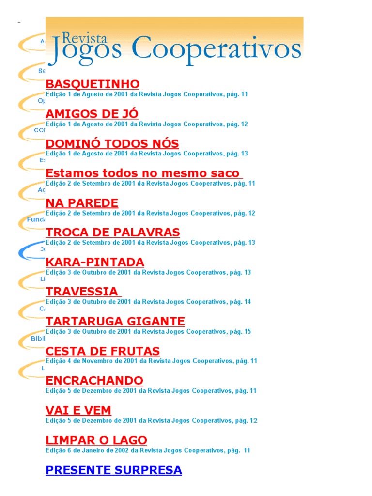 jogos cooperativos exemplos