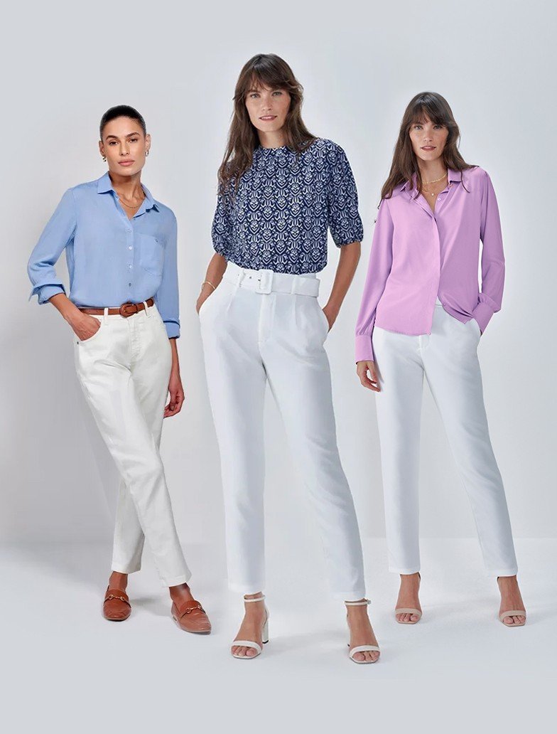 quanto custa um look de inverno com calça branca