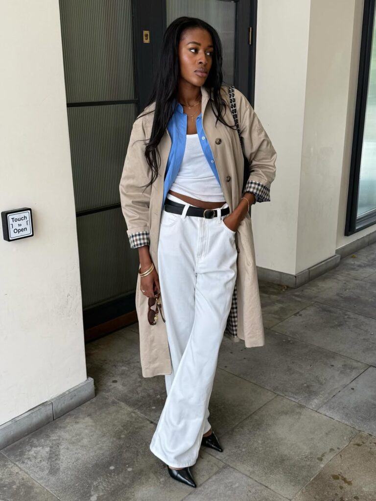 looks com calça branca no inverno