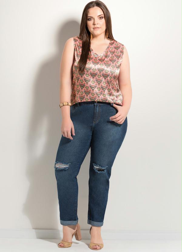 looks com calça destroyed