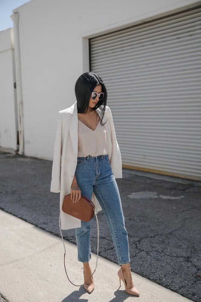 looks com calça jeans e salto