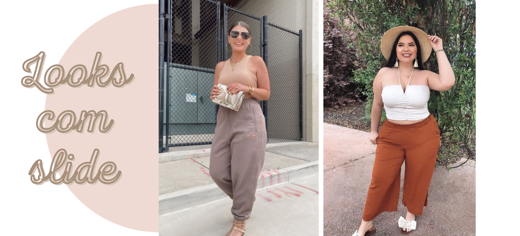 looks com chinelo slide feminino para verão