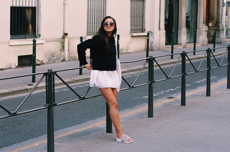 looks com chinelo slide feminino para verão