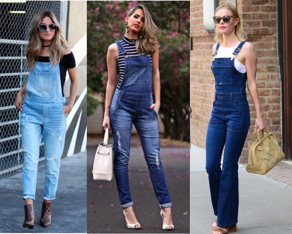 jardineira jeans curta como usar