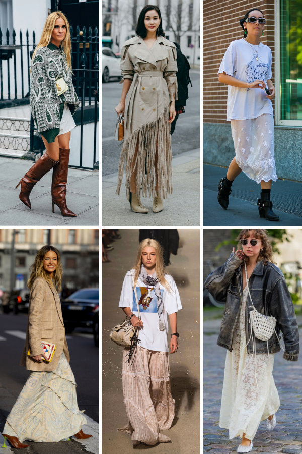 looks estilo boho chic