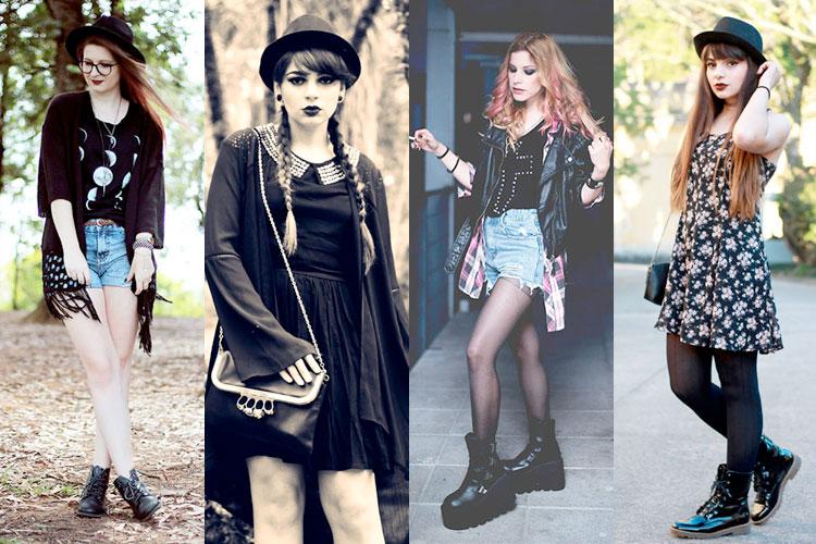 looks góticos suaves