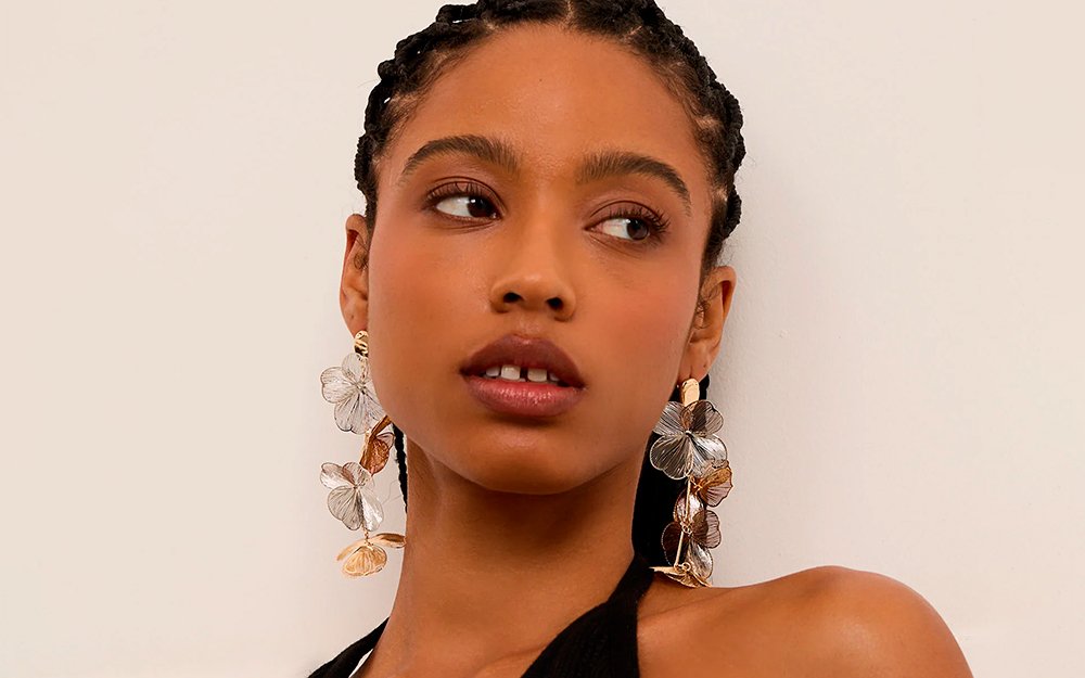 looks metalizados prata e dourado