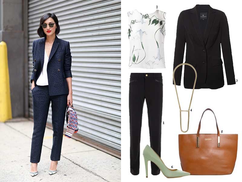 terno vs. calça e blazer para entrevista formal