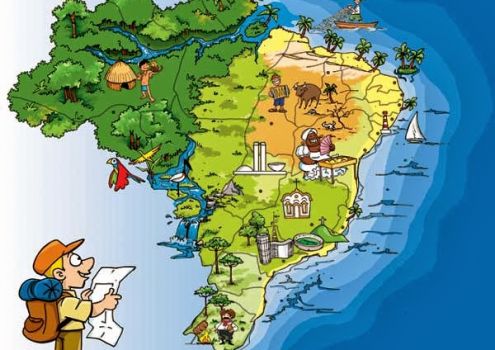 mapa do turismo brasileiro