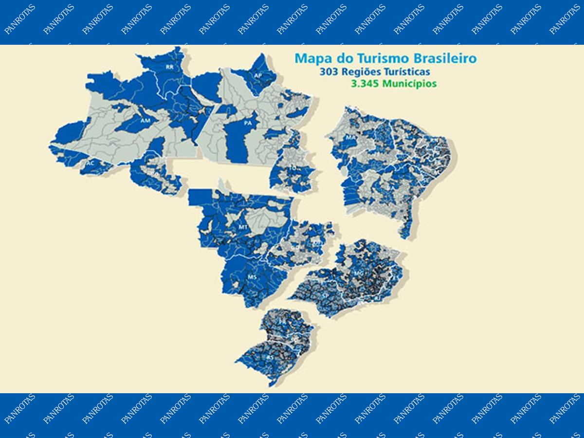 mapa do turismo brasileiro