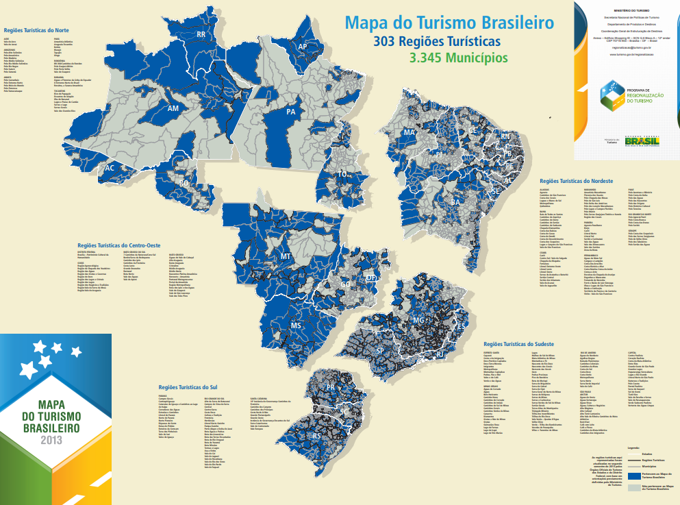 Mapa do Turismo 2024-2025: Conheça os Top Destinos e Pontos Imperdíveis do Brasil