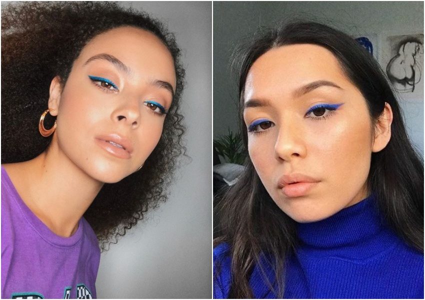 Delineado colorido com glitter: O passo a passo para um look glam