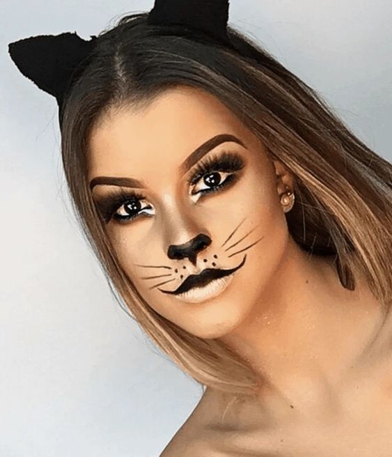 maquiagem de gatinho para carnaval