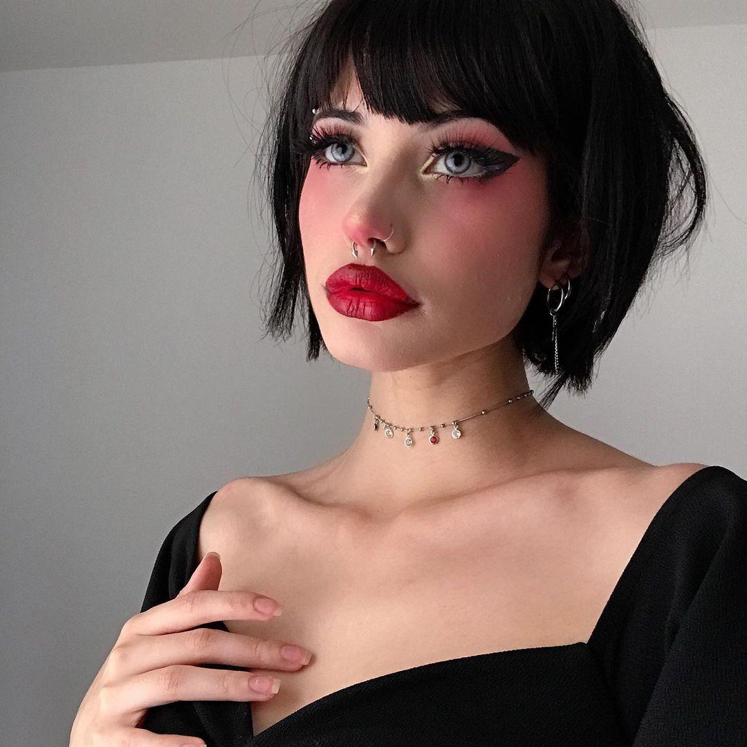 maquiagem estilo e-girl