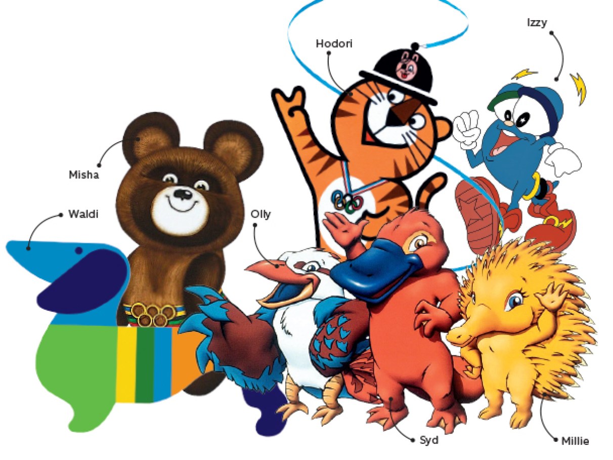 mascotes das olimpiadas lista
