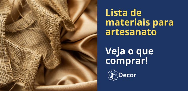 materiais para artesanato baratos