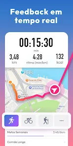 app de corrida com GPS