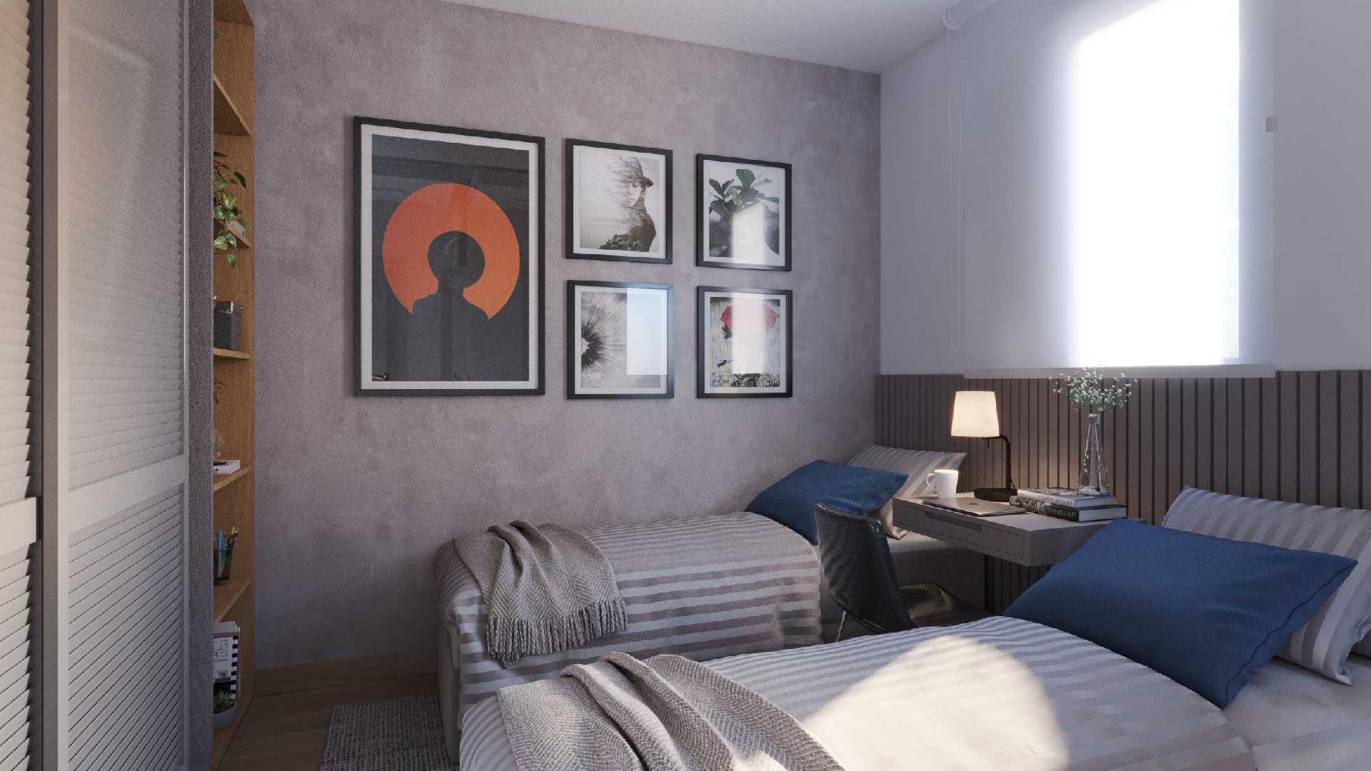 Cores Frias que Transformam Quartos Pequenos em Oásis de Calma