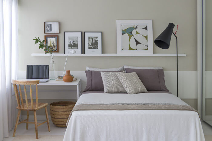 melhores cores para quarto pequeno