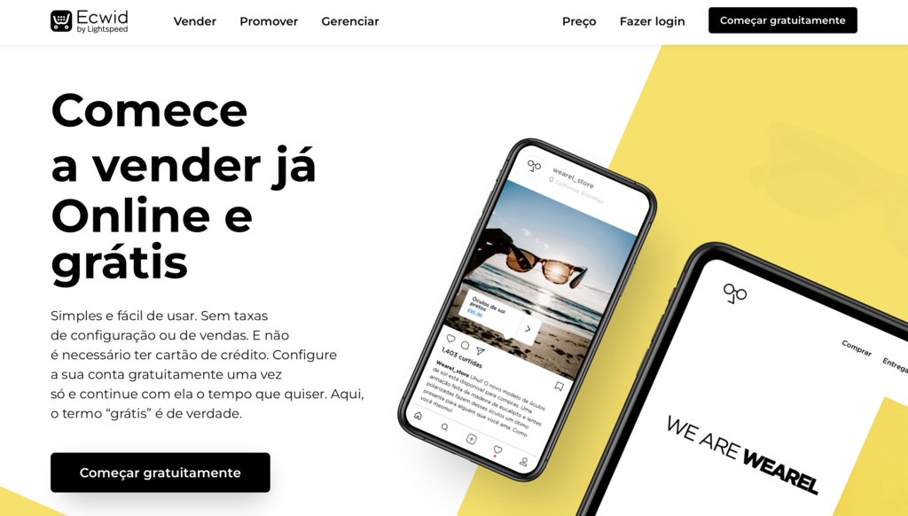 melhores plataformas de e-commerce para iniciantes com pouco dinheiro