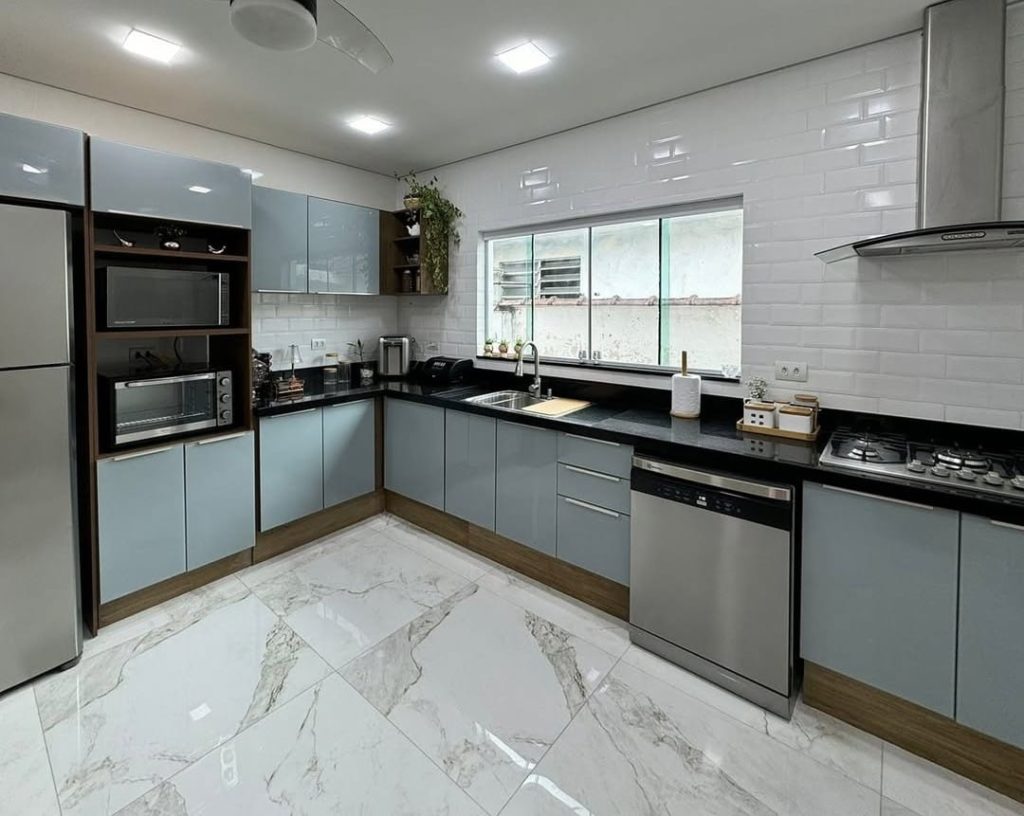 melhores tipos de piso para cozinha