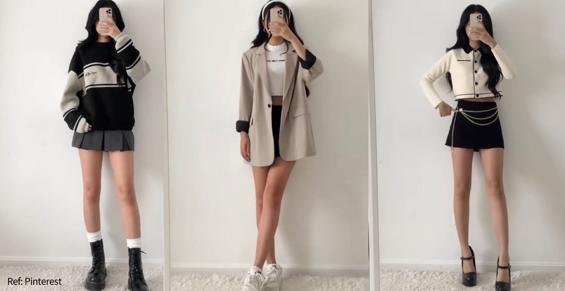 tendências moda coreana feminina