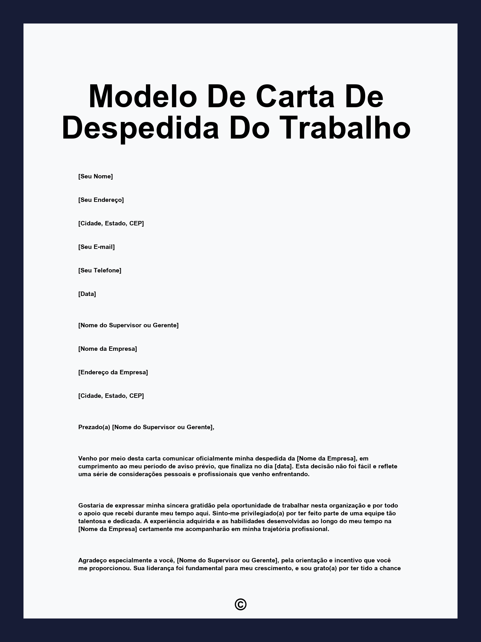 modelos de email de despedida do trabalho