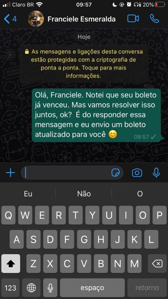 Como usar o WhatsApp para reduzir a inadimplência da sua empresa