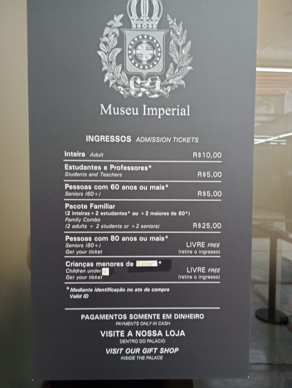museu imperial petropolis ingressos