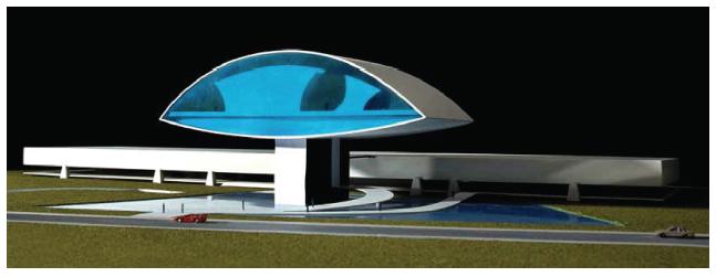 museu oscar niemeyer curitiba olho