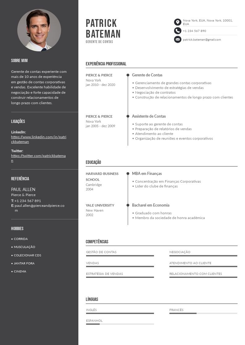 o que é gerente de conta