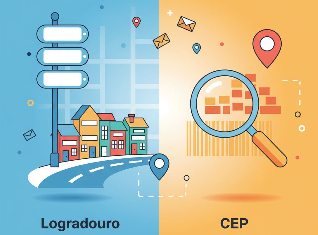 erro comum ao preencher logradouro