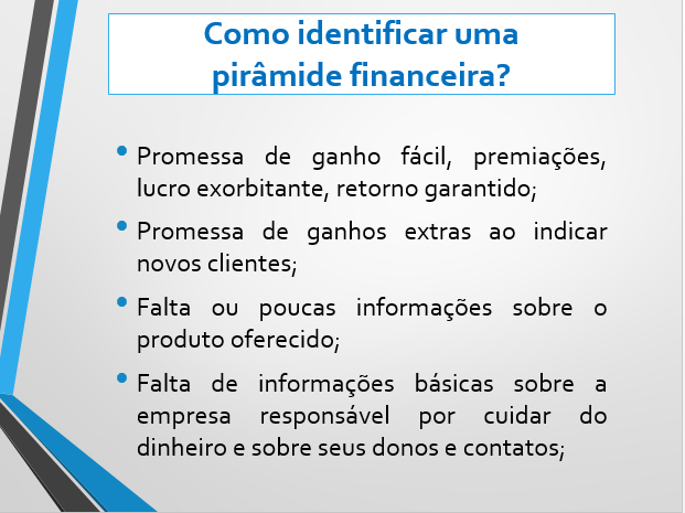 pirâmide financeira é crime no Brasil