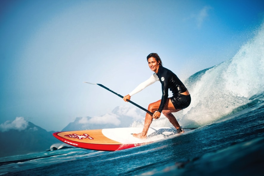 como funciona stand up paddle