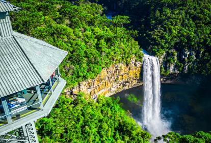 melhor época para visitar a cascata do caracol canela