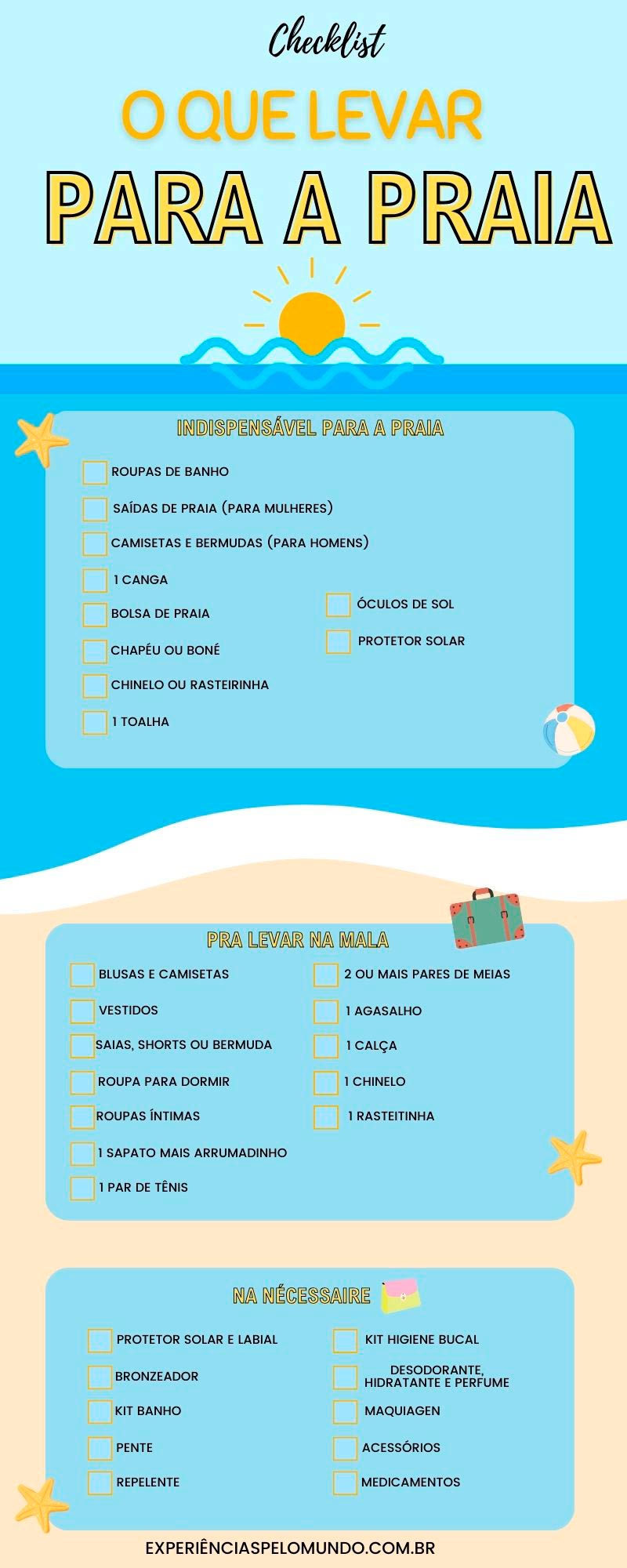 mala de viagem curta