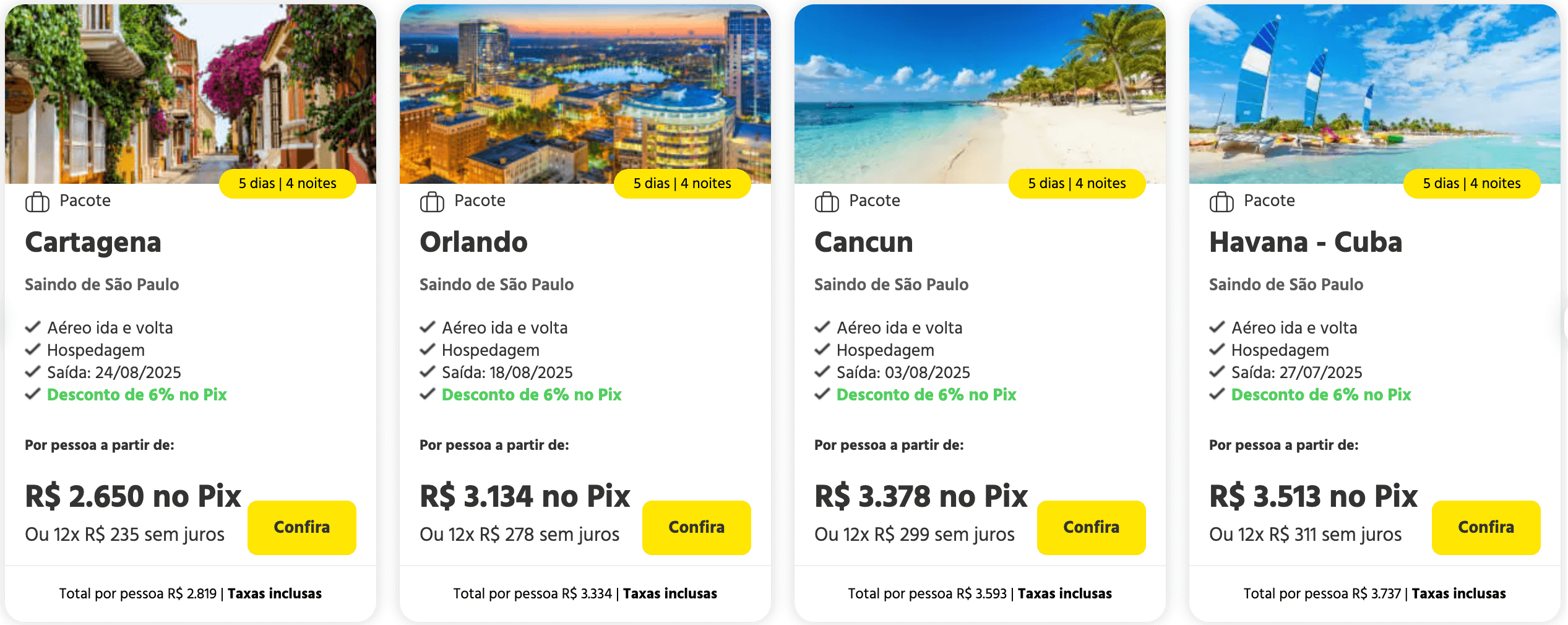 5 ideias de títulos:
1. CVC: Vale a Pena Investir em Pacotes de Viagem?
2. Desvendando os Pacotes da CVC: Prós e Contras para o Viajante
3. CVC vs. Viagem Independente: Qual a Melhor Opção para Você?
4. Guia Completo: Como Aproveitar ao Máximo um Pacote de Viagem da CVC
5. CVC para Famílias e Grupos: A Escolha Inteligente para Sua Próxima Aventura