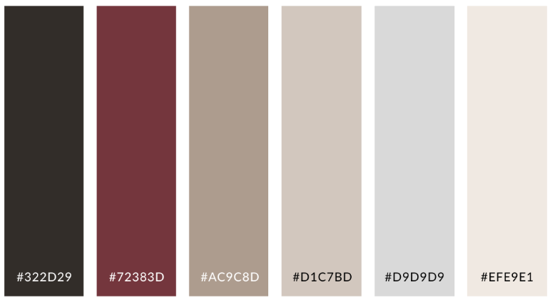 paleta de cores para escritório de advocacia criminal