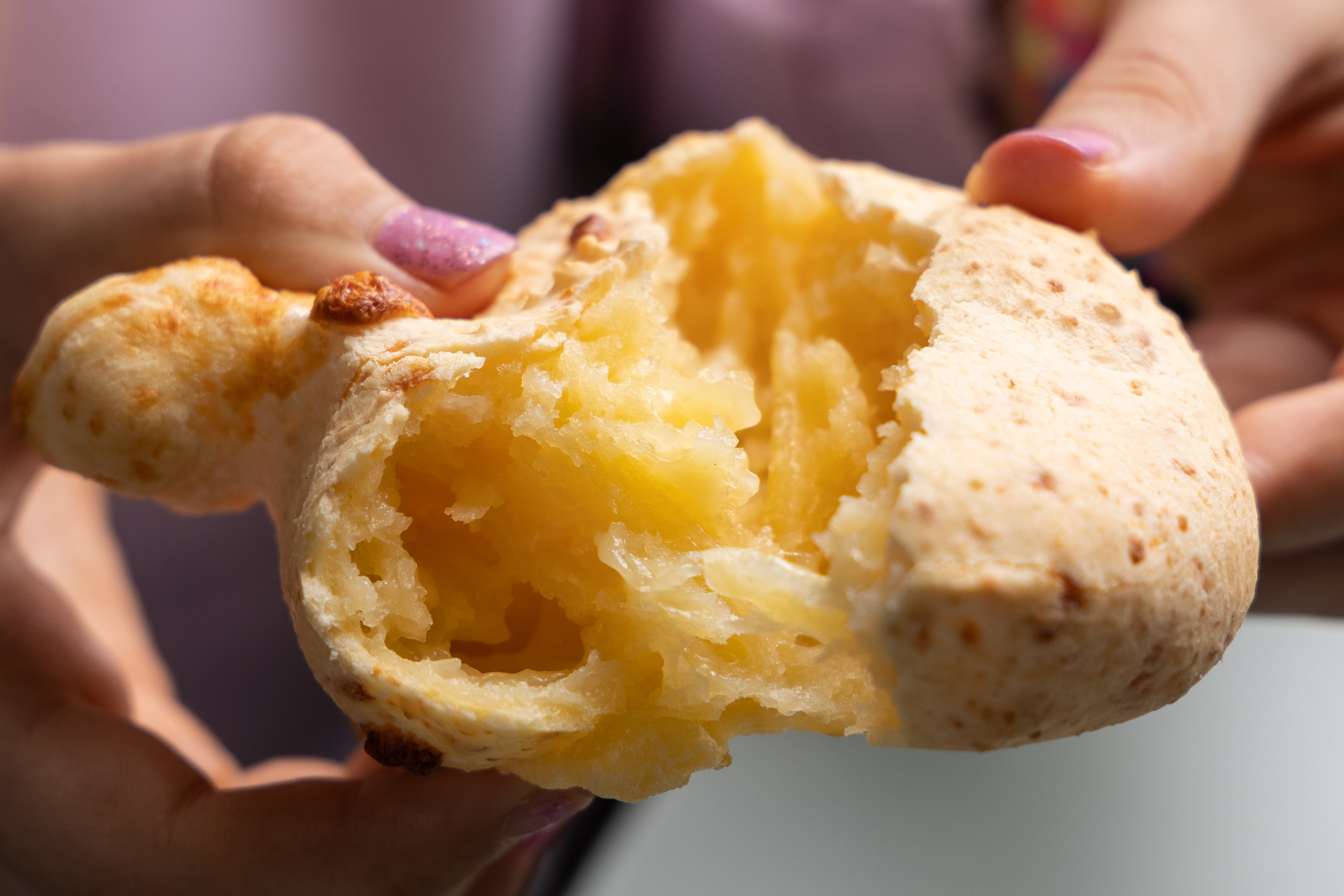 pão de queijo recheado