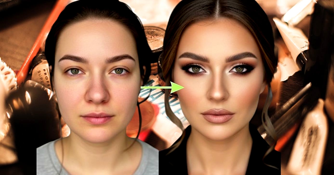 Maquiagem para nariz largo vs. nariz longo: diferenças e dicas