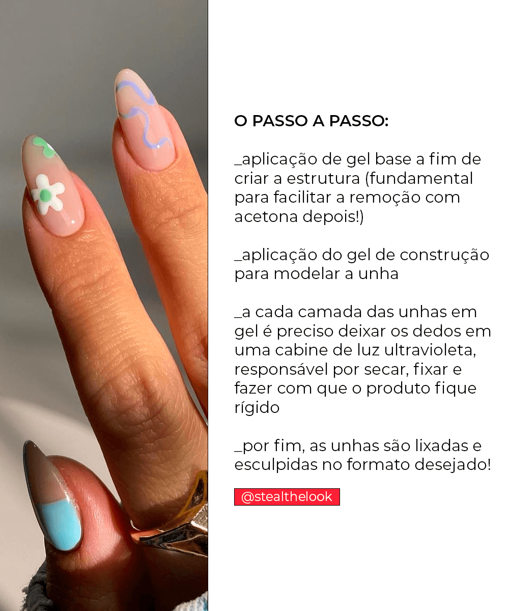 passo a passo de como fazer unhas de gel em casa