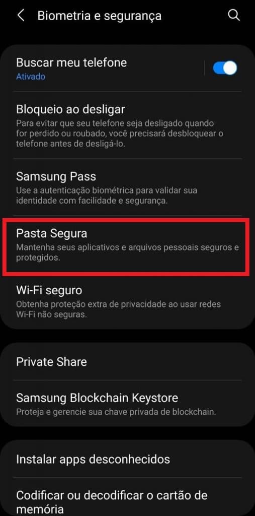 Diferenças entre Pasta Segura e Outros Métodos de Segurança