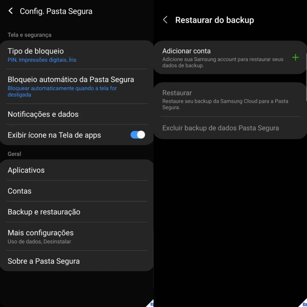 Guia completo: Desativar e remover a Pasta Segura